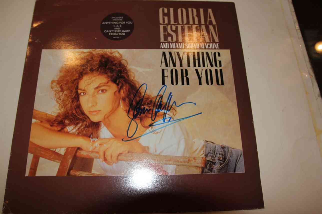 GLORIA ESTEFAN - ANYTHING FOR YOU - SIGNED